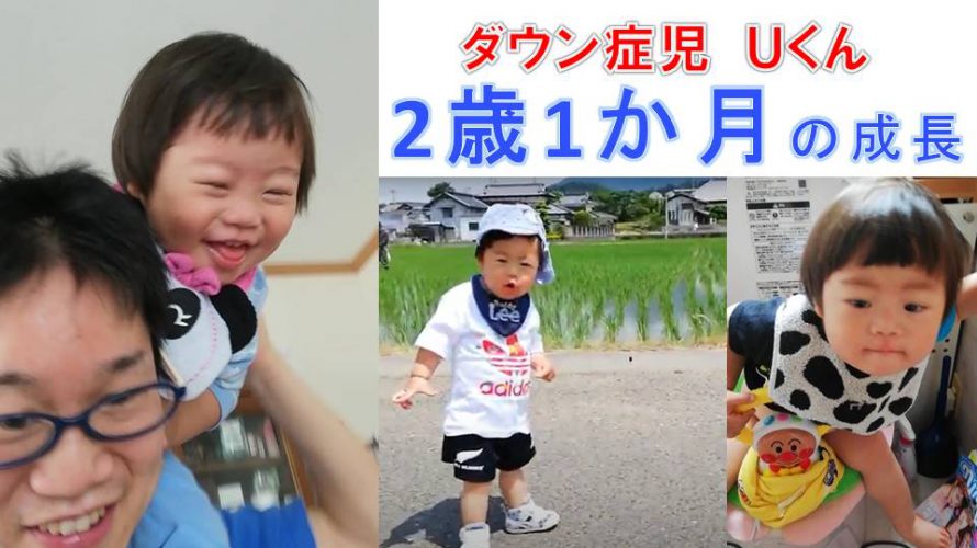 ダウン症児uくん 2歳1か月の成長あれこれ 息子は僕のヒーロー