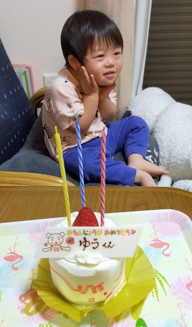 3歳の誕生日ケーキ！