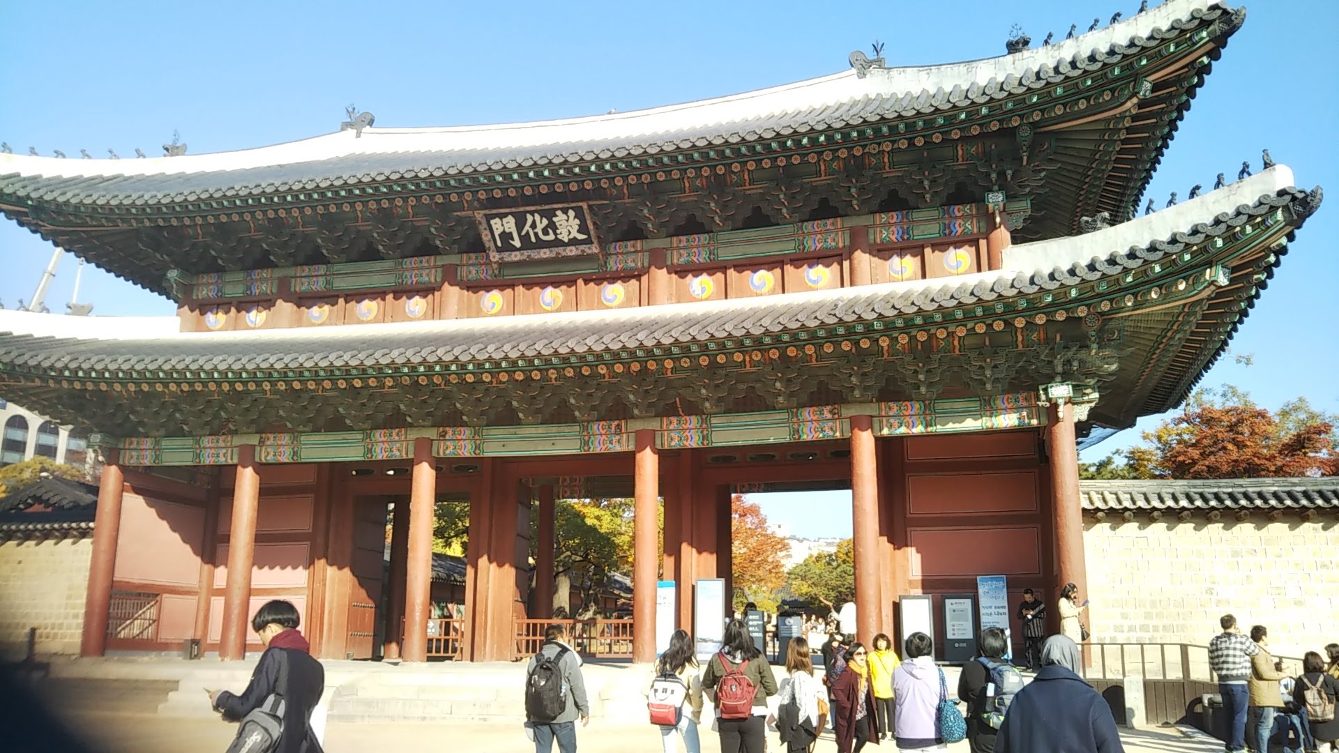 はじめての韓国旅行 ソウル 世界遺産の名所 昌徳宮 ちゃんどっくん